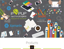 Tablet Screenshot of popuptechnologies.com